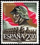 Spain 1961 National Uprising 2,30 PTS Multicolor Edifil 1358